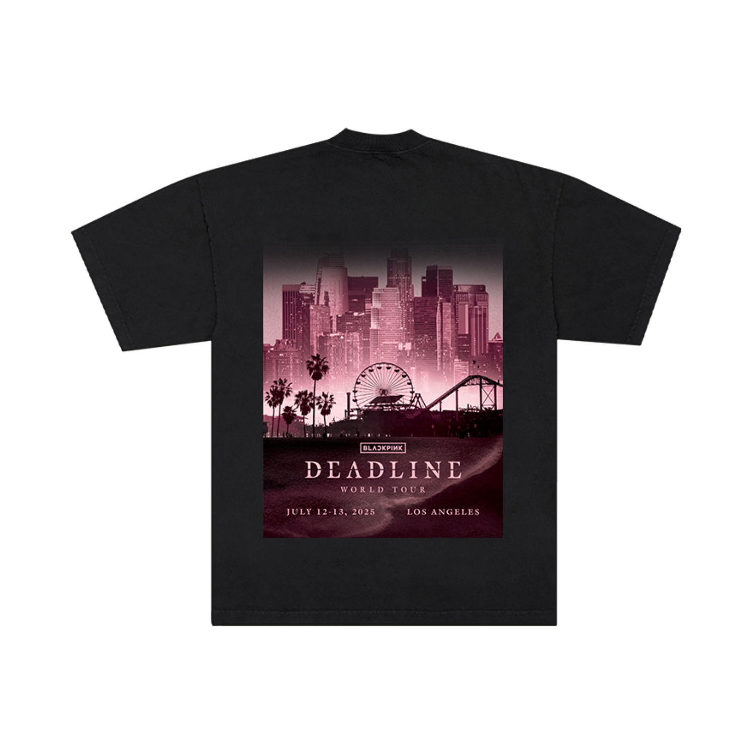 BLACKPINK Exclusive City Tee Black LA – BLACKPINK OFFICIAL