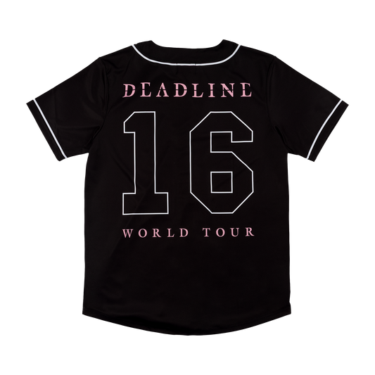 BLACKPINK 16 Baseball Jersey Black
