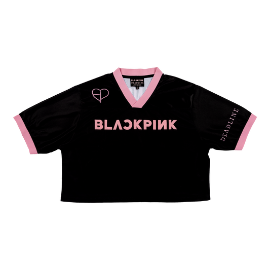 BLACKPINK Cropped Jersey LA Black