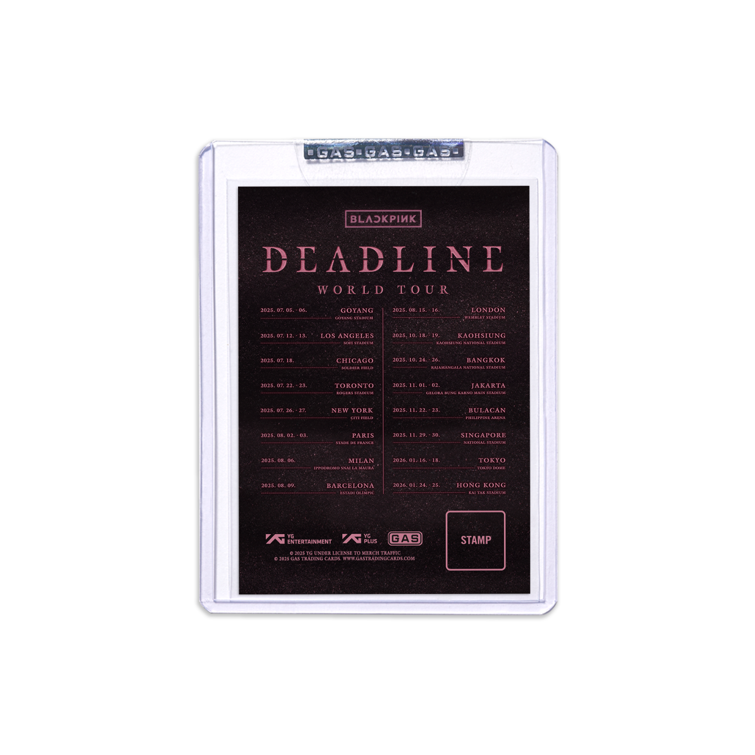 Exclusive Trading Card Toronto – BLACKPINK OFFICIAL STORE (NA) Exclusive Trading Card Toronto – BLACKPINK OFFICIAL STORE (NA)