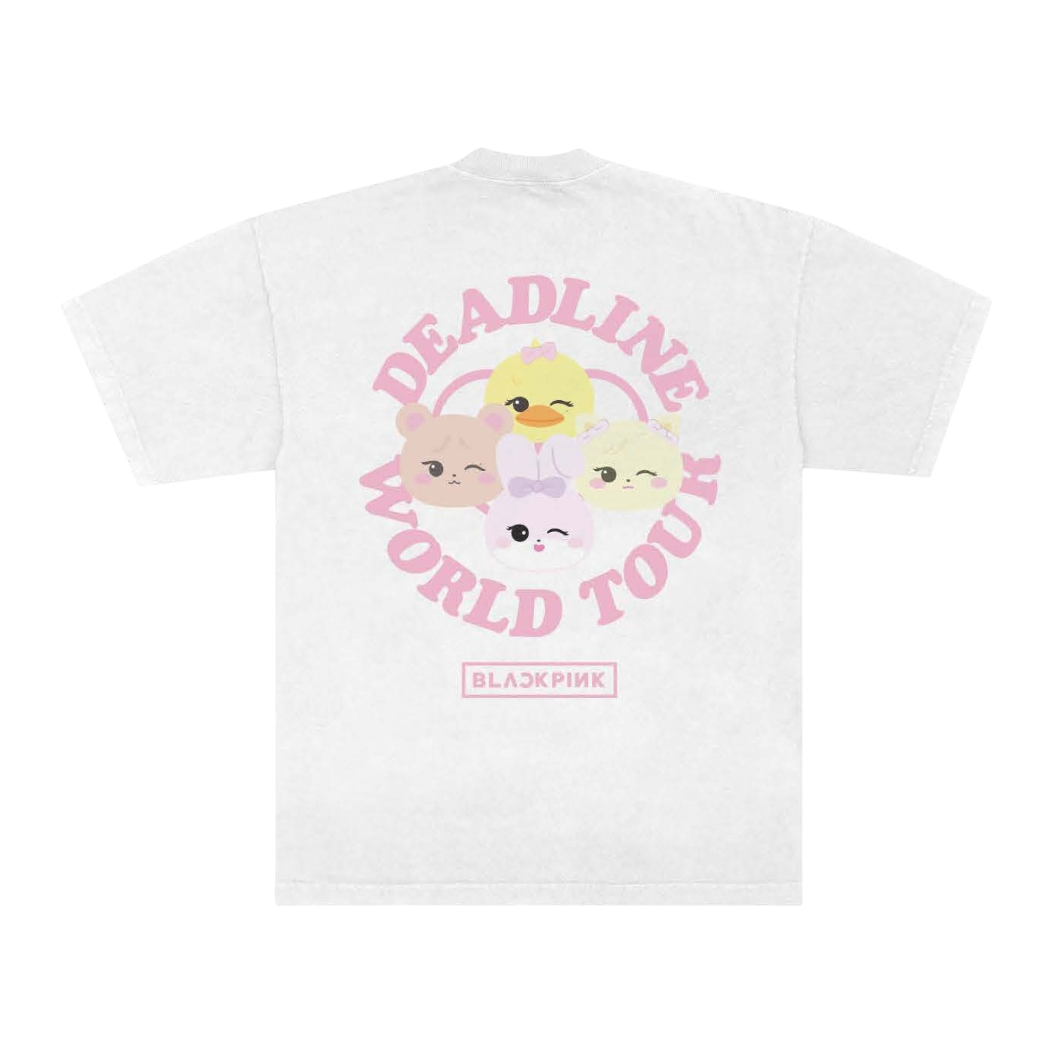 BLACKPINK PLUSH WMNS BABY T-SHIRT verdy BLACKPINK Character Tee_White