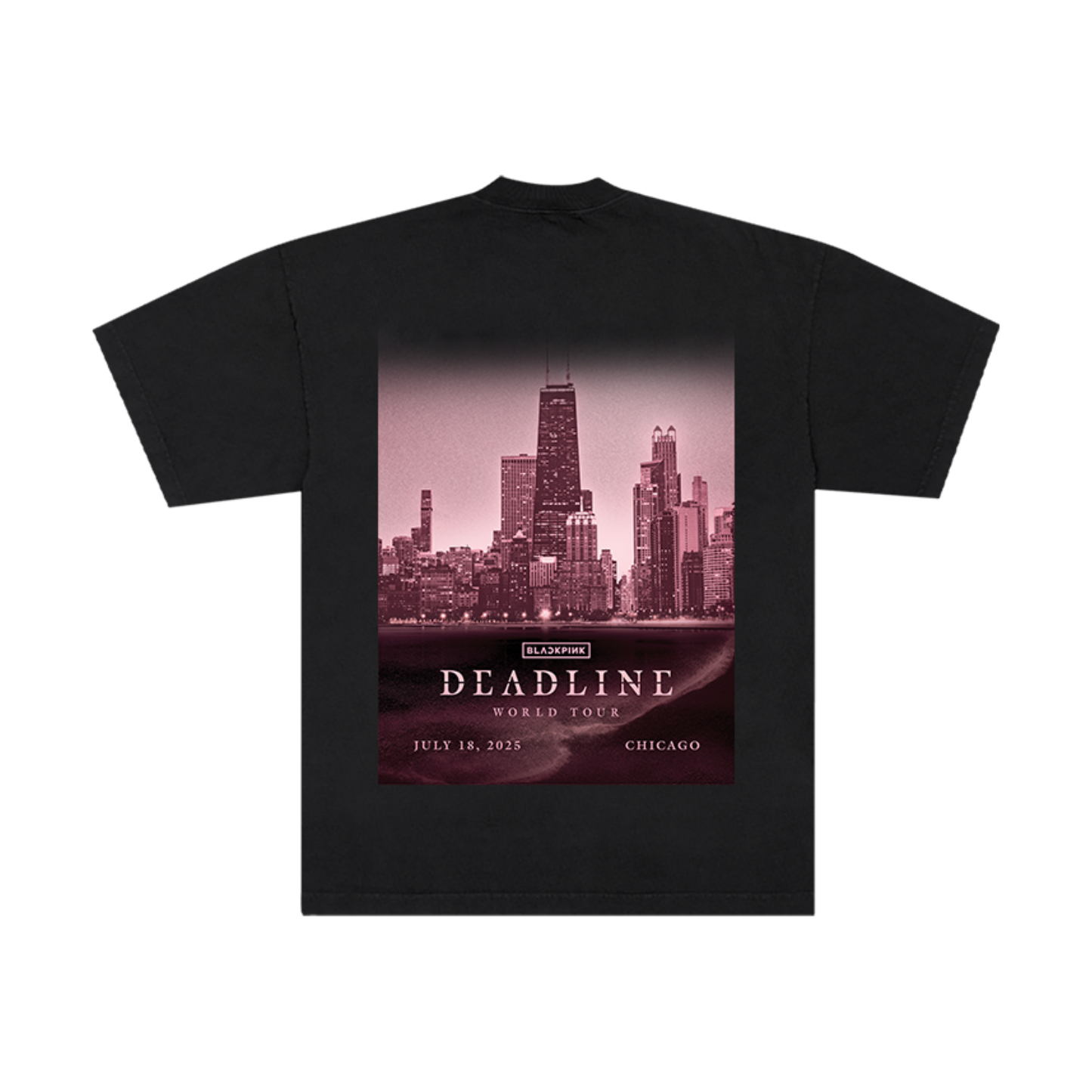 BLACKPINK Exclusive City Tee Black Chicago – BLACKPINK