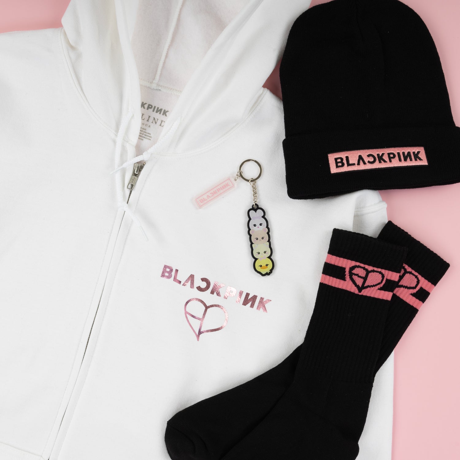 BLACKPINK Foil Zip Hoodie White – BLACKPINK OFFICIAL STORE (NA)