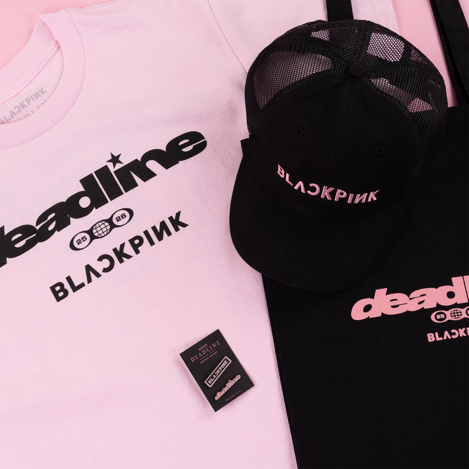 BLACKPINK DEADLINE ロゴ ボールキャップ① BLACKPINK DEADLINE ロゴ ボールキャップ① BLACKPINK