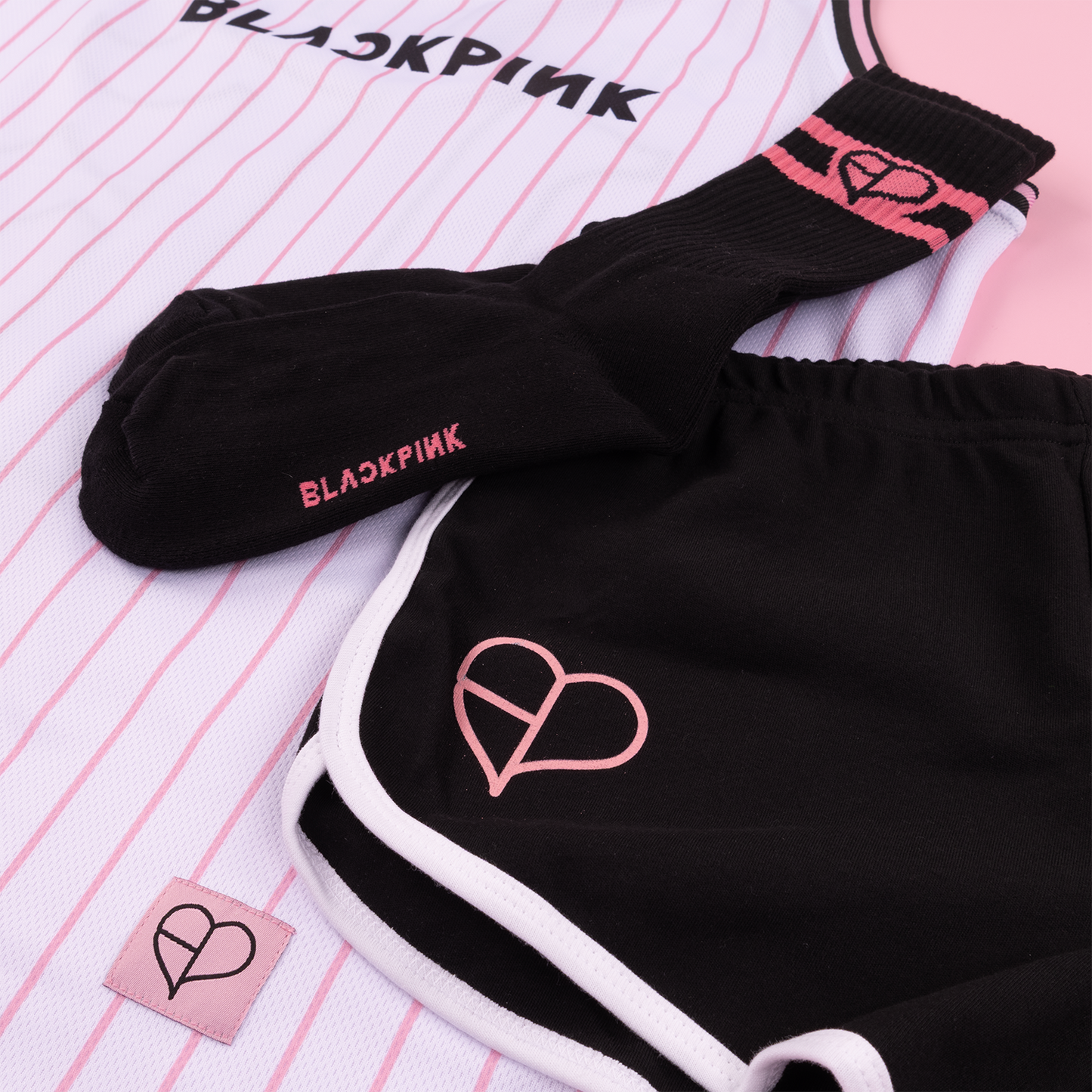 BLACKPINK Track Shorts Black