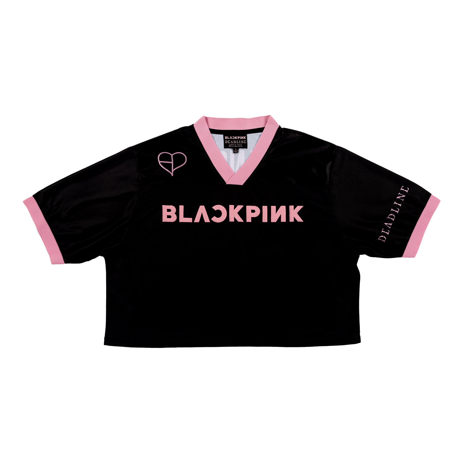 BLACKPINK Cropped Jersey LA Black – BLACKPINK OFFICIAL STORE