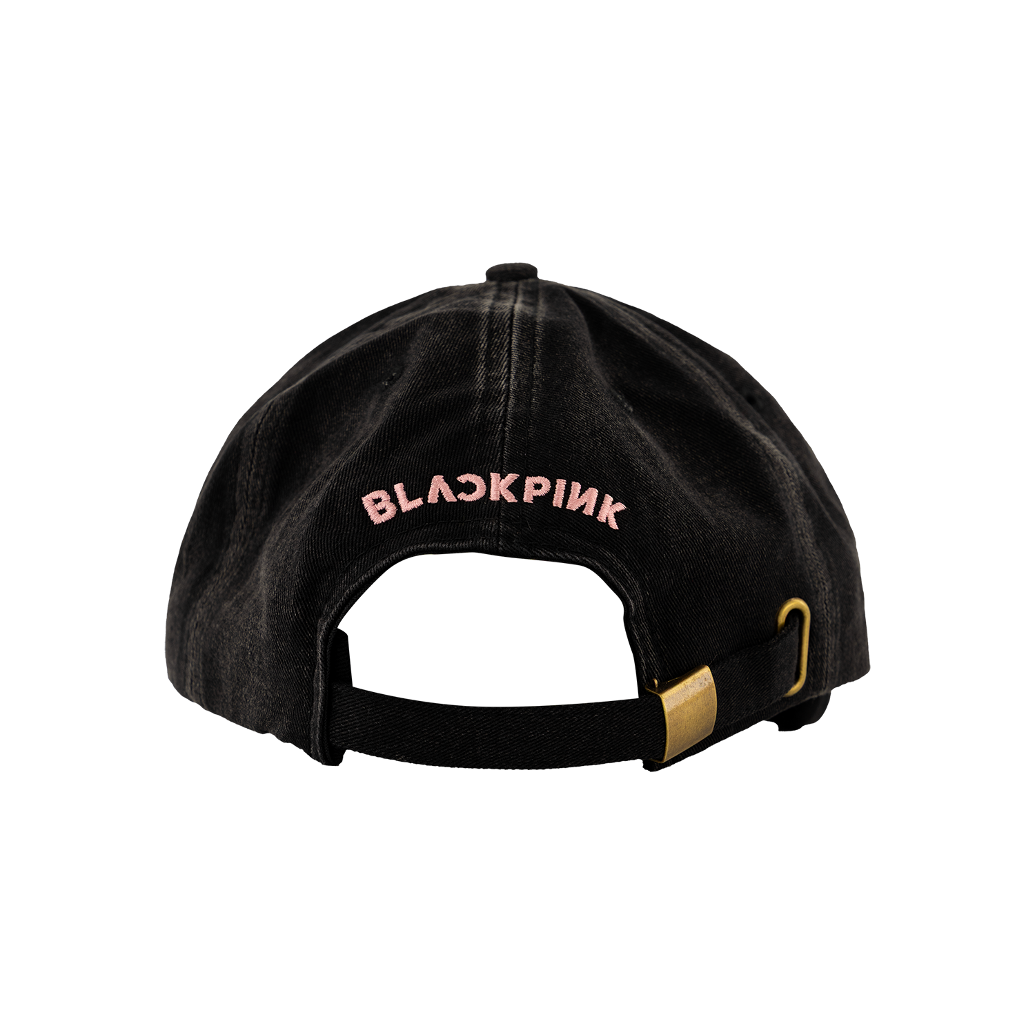 ★大人気★BLACKPINK DAD HAT BLACKPINK Logo Heart Embroidered Hat - Premium Quality BLACK