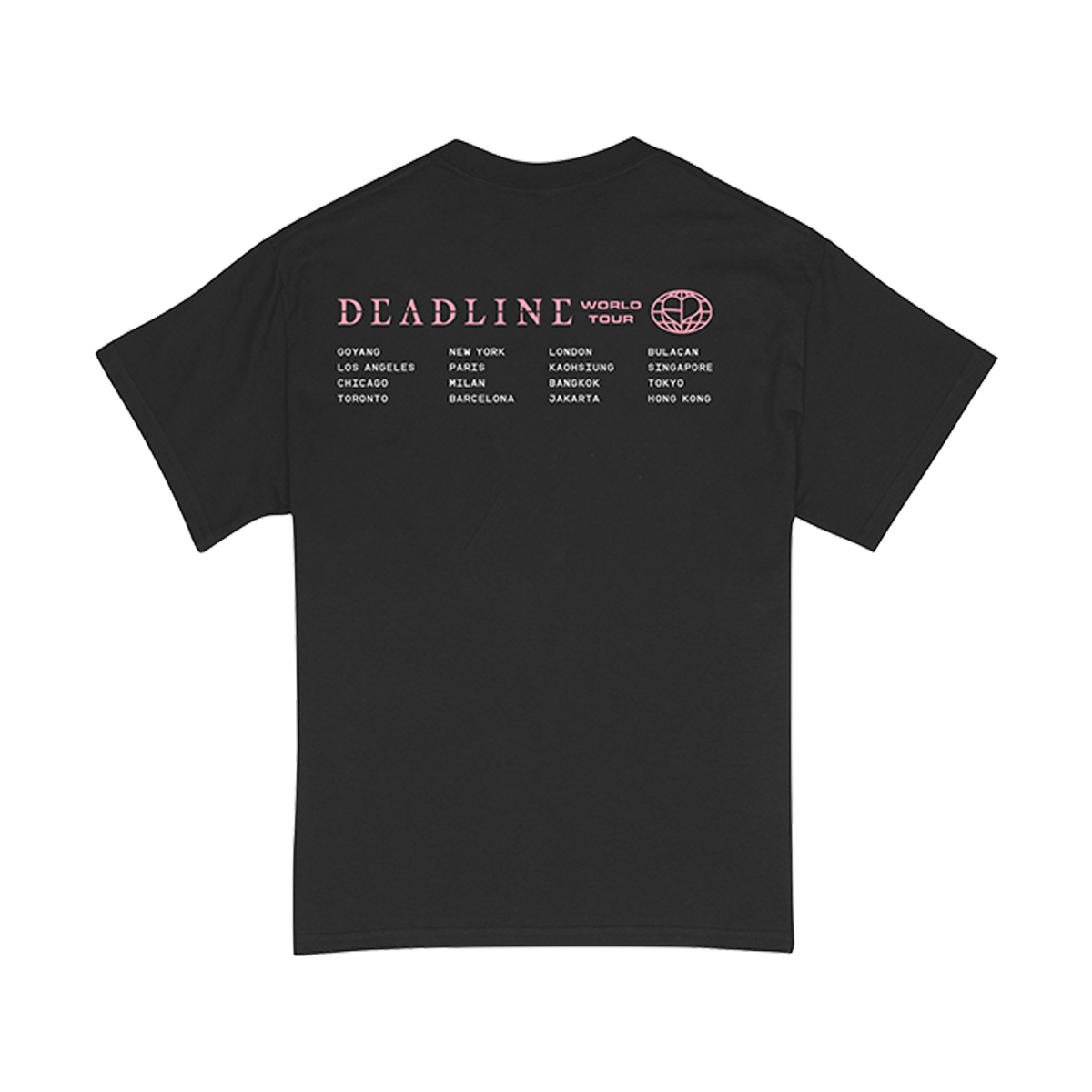 BLACKPINK World Tour Tee Black – BLACKPINK OFFICIAL STORE (NA)